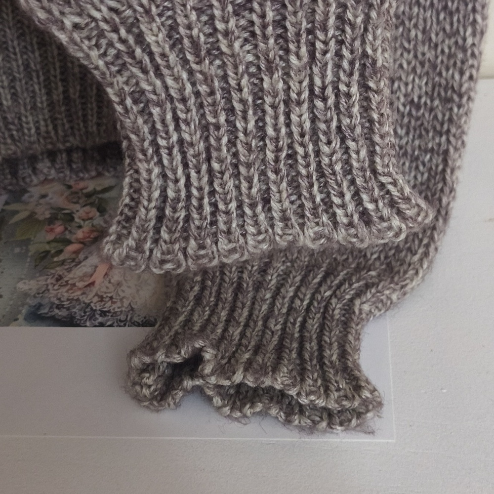 Vintage Depoe Bay Wool blend fisherman shawl neck sweater Coastal Grandma Y2k - Picture 3 of 7